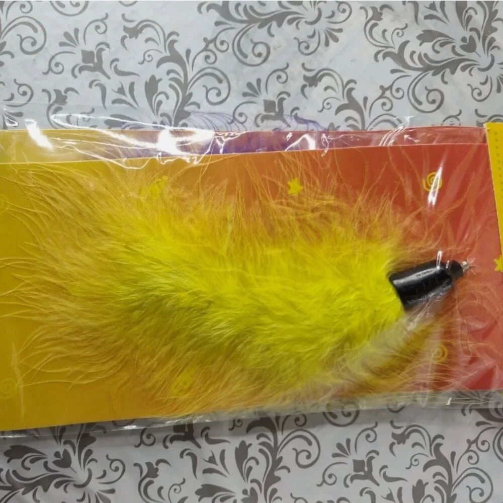 Lot of 3 Lazy Pet Interactive Tail Tease Cat Toy Br/Vi/Ye (Plus 2 Free)